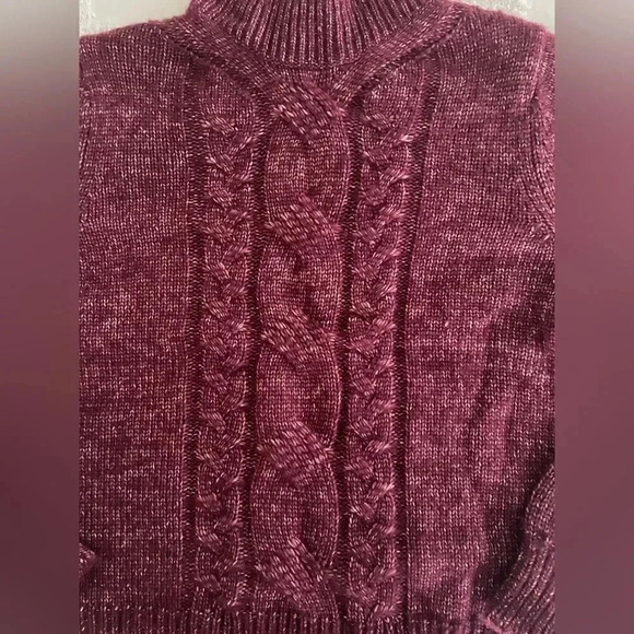 Banana Republic Cozy Cable Mock-Neck Sweater - Picture 6 of 15